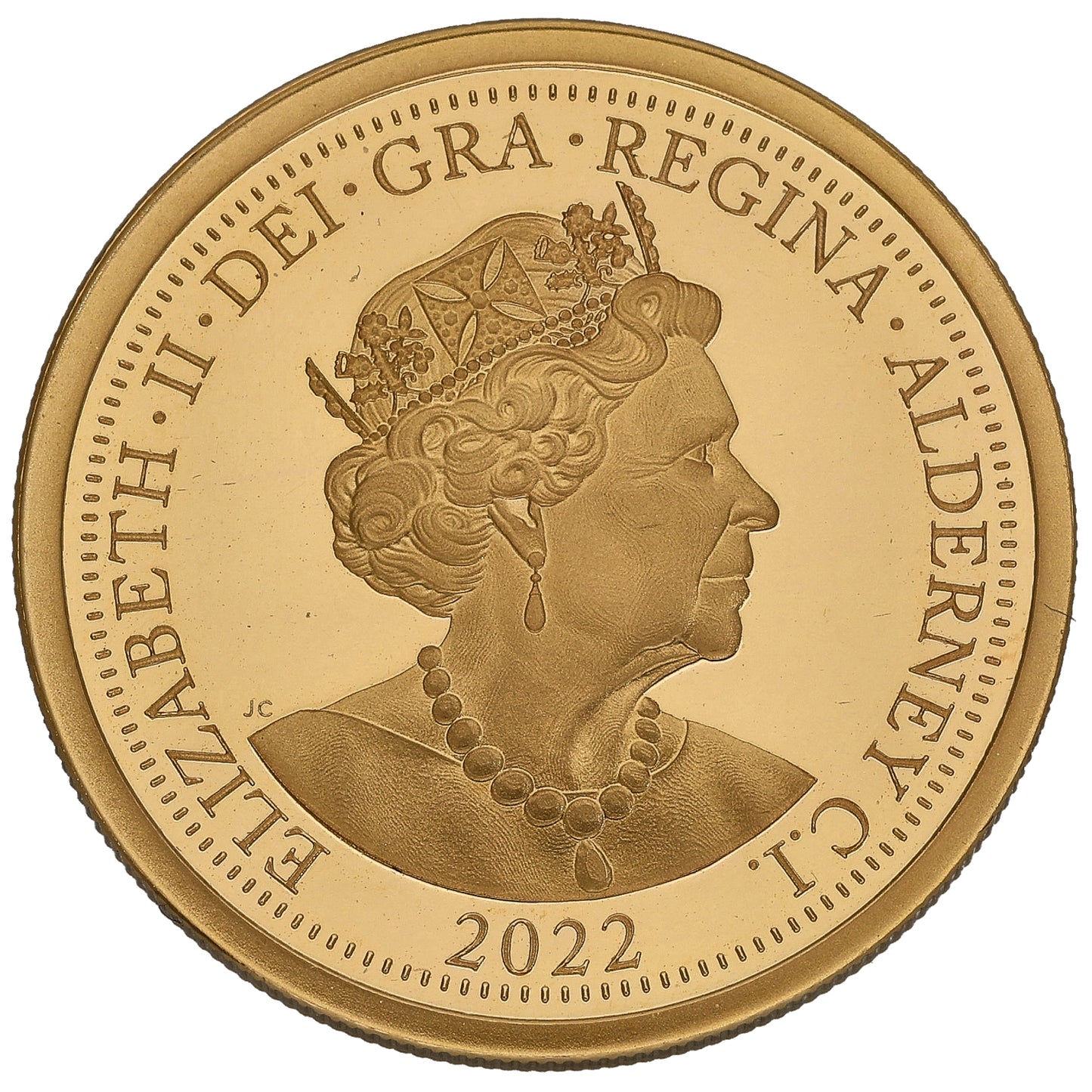 22ct Gold Queen Elizabeth II Platinum Jubilee Full Sovereign Coin 2022