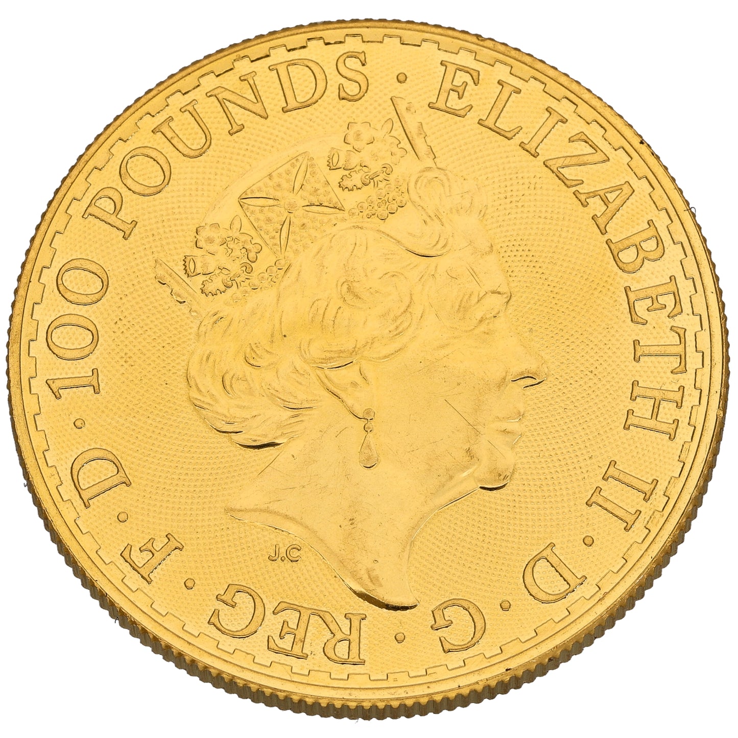 24ct Gold Queen Elizabeth II 1 OZ Britannia Coin 2021