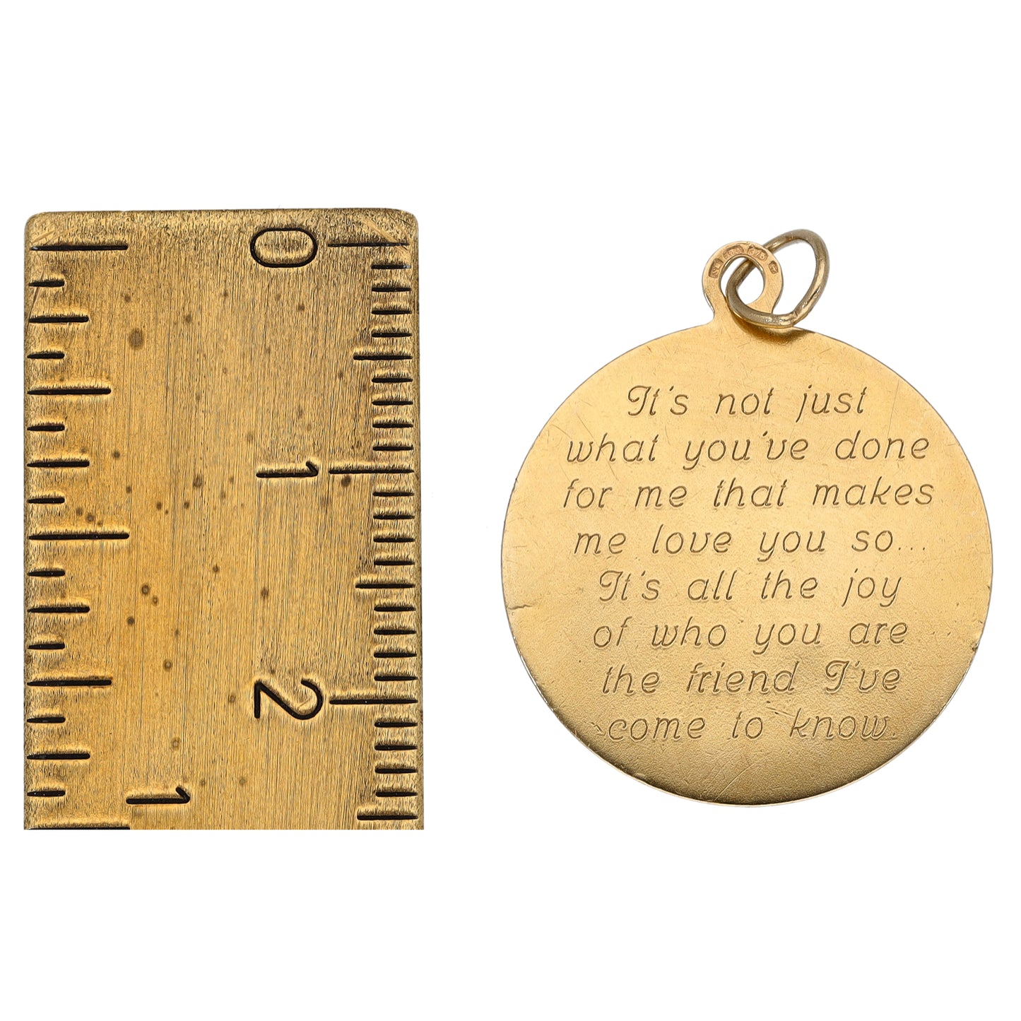 9ct Gold St Christopher Pendant