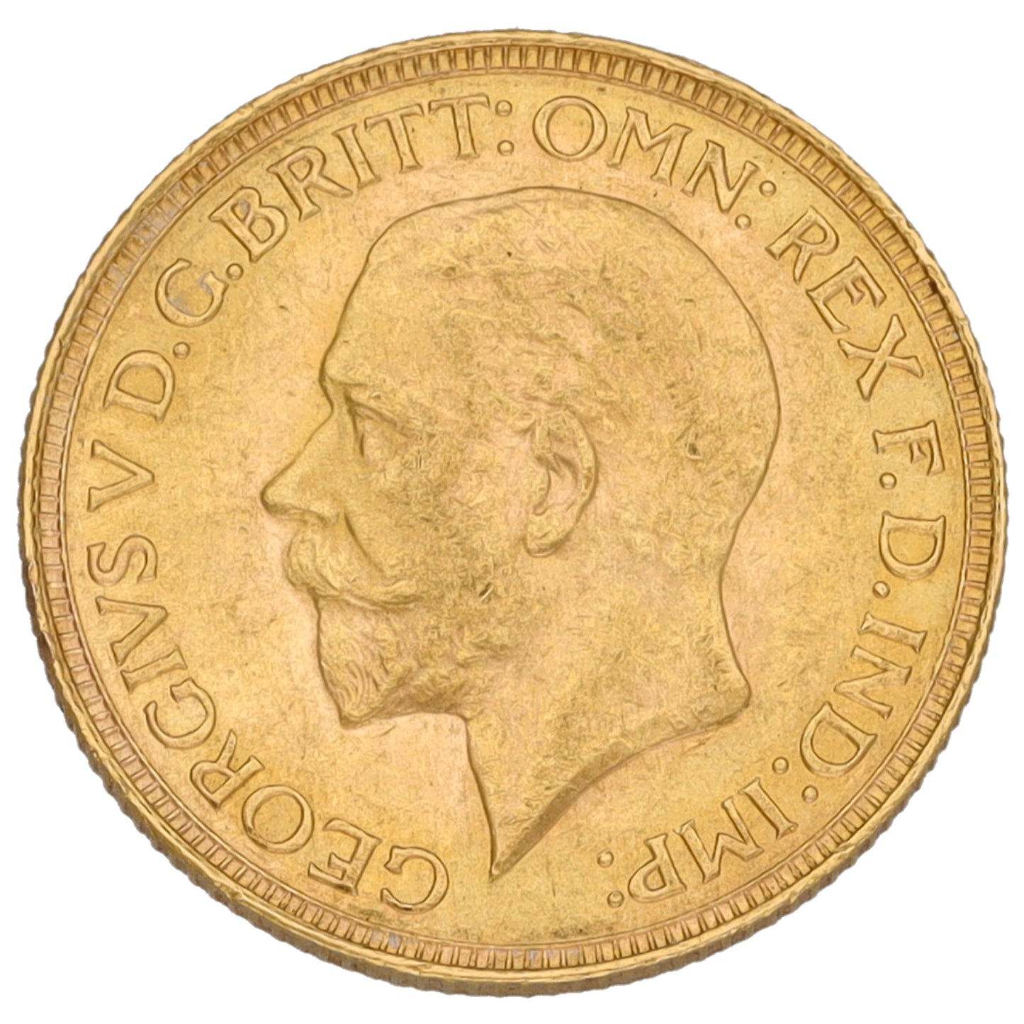 22ct Gold King George V Full Sovereign Coin 1929