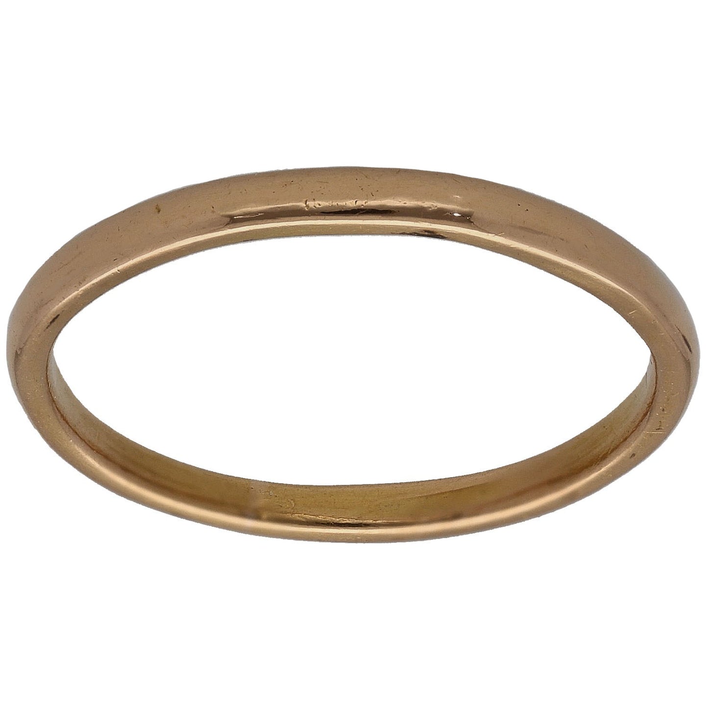 22ct Gold Plain Wedding Ring Size R