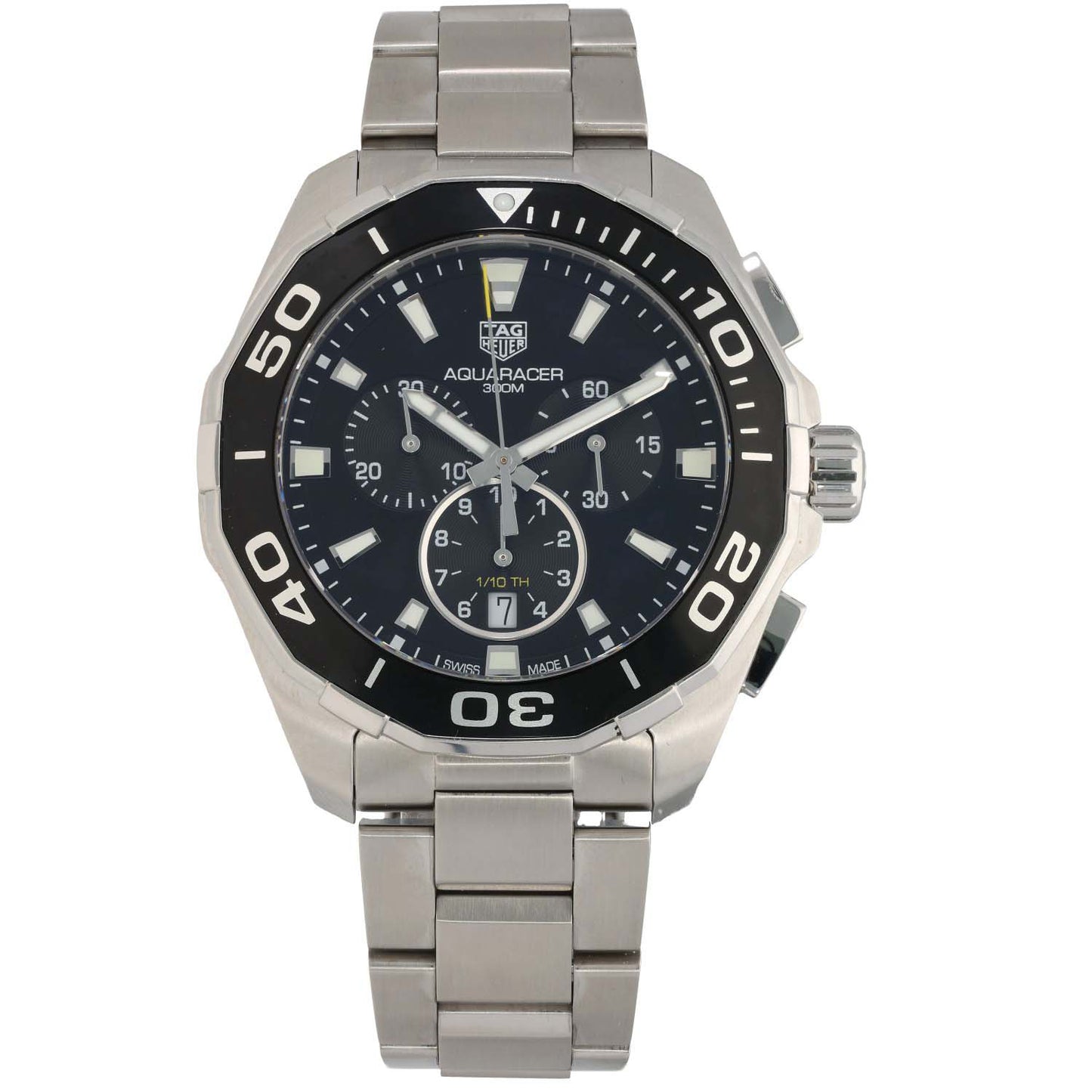 Tag Heuer Aquaracer CAY111A 43mm Stainless Steel Watch