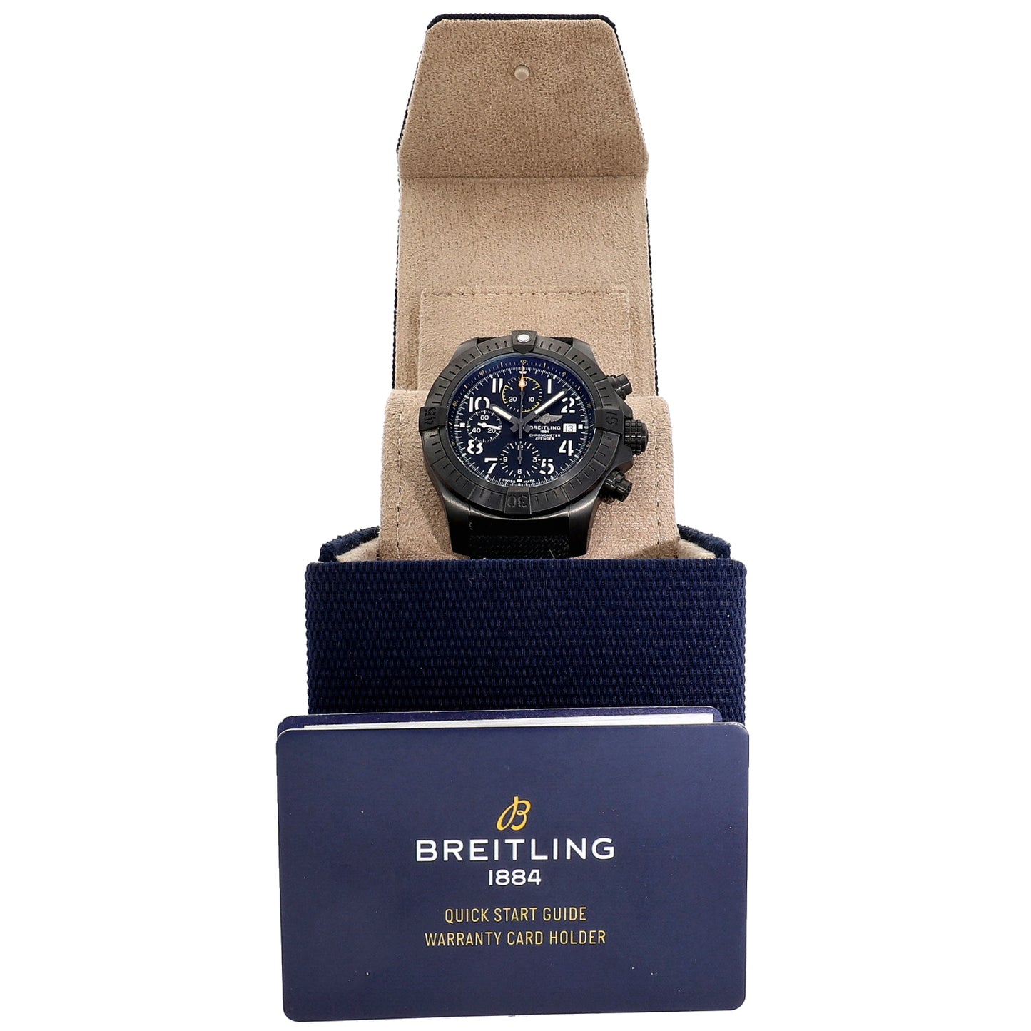 Breitling Avenger V13317 45mm DLC Titanium Watch