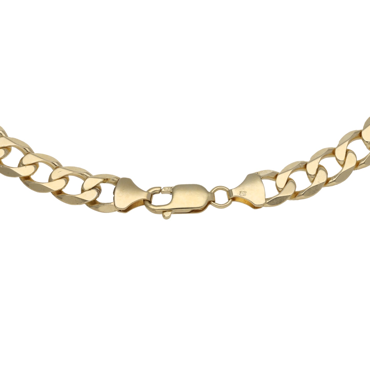 9ct Gold Curb Chain 20"