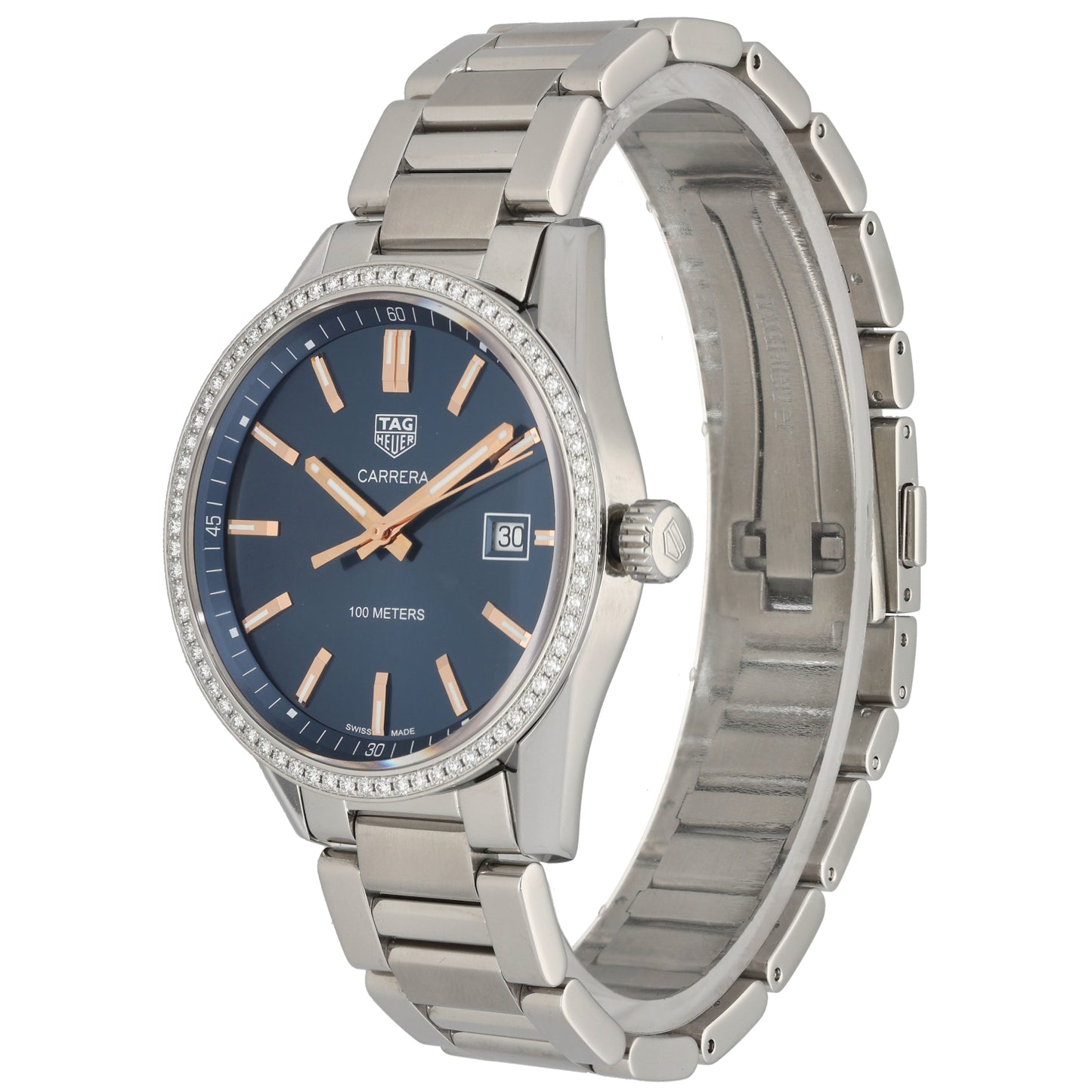 Tag Heuer Carrera WAR1114 39mm Stainless Steel Watch