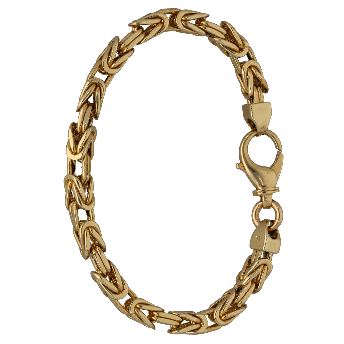 9ct Gold Byzantine Bracelet
