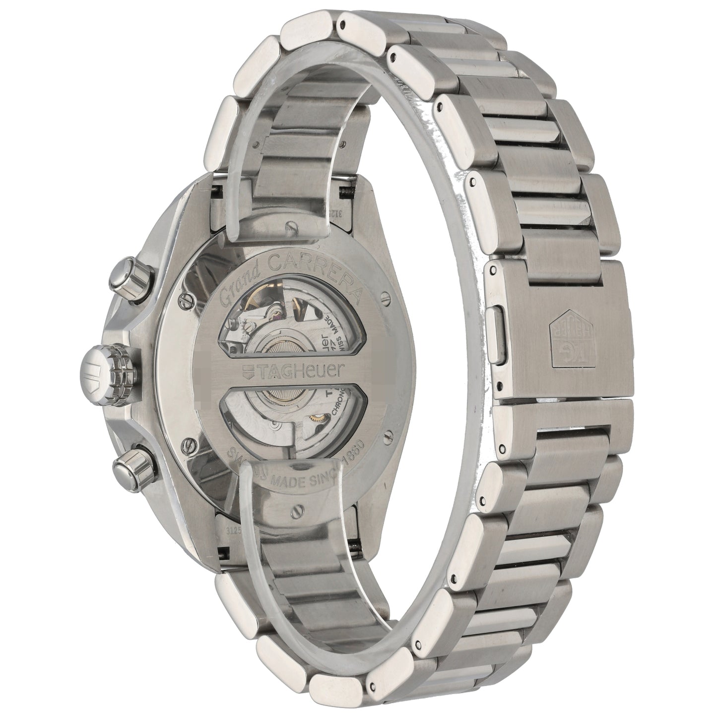 Tag Heuer Grand Carrera CAV511A 43mm Stainless Steel Watch