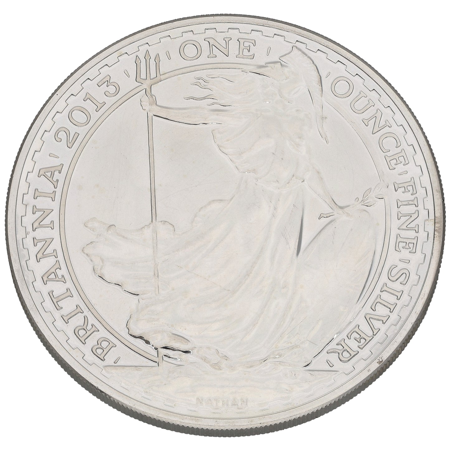 Fine Silver Queen Elizabeth II 1 OZ Britannia Coin 2013