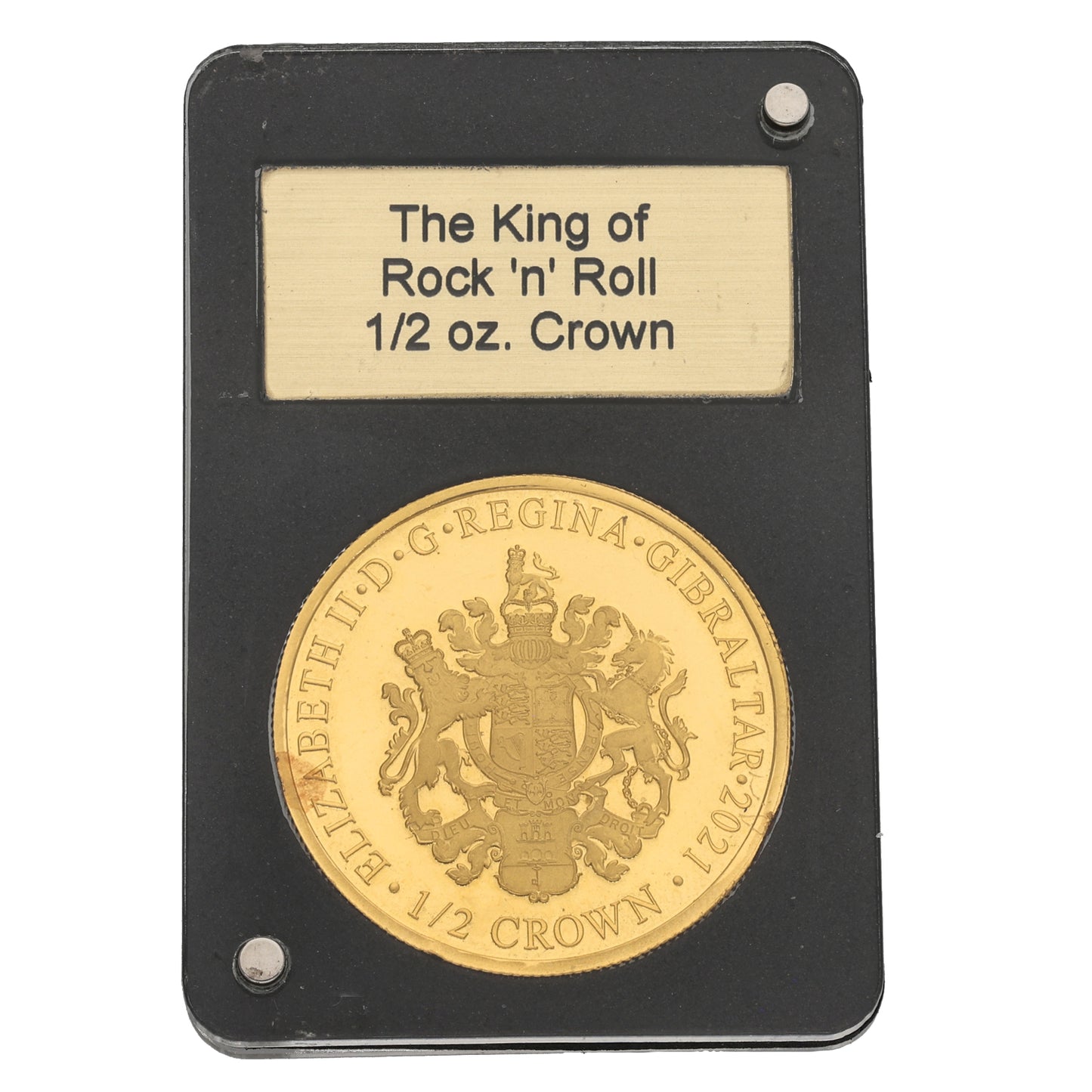 22ct Gold The King Of Rock n Roll 1/2 OZ Coin 2021