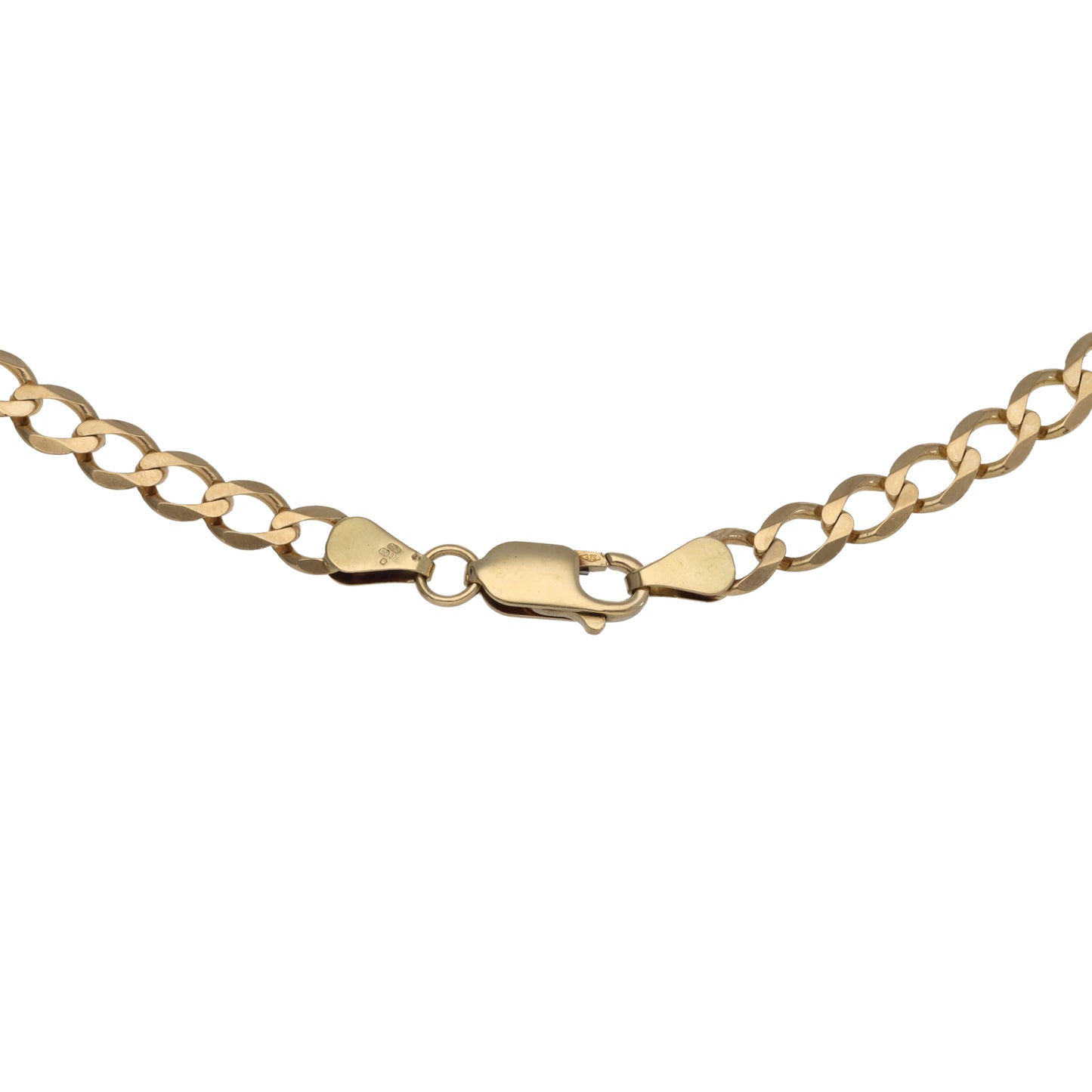 9ct Gold Curb Chain 20"