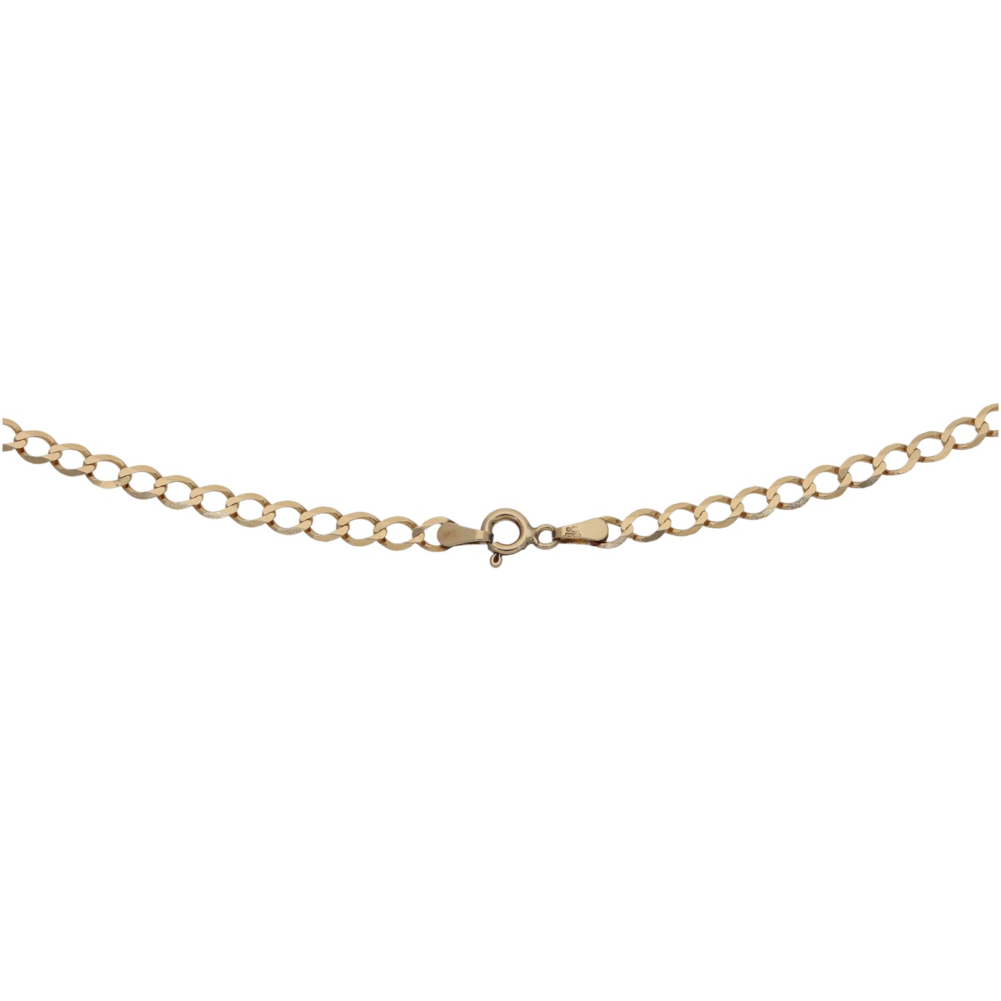 9ct Gold Curb Chain 20"
