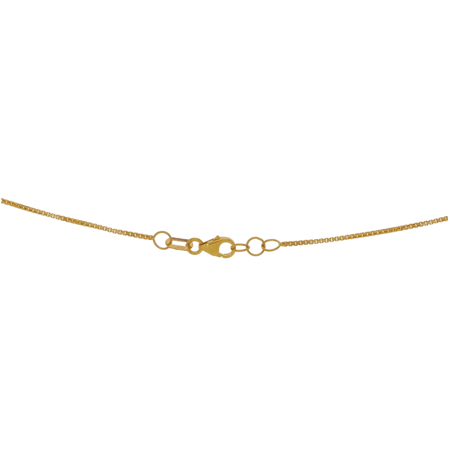 New 22ct Gold Single Row Beaded Necklace 18"