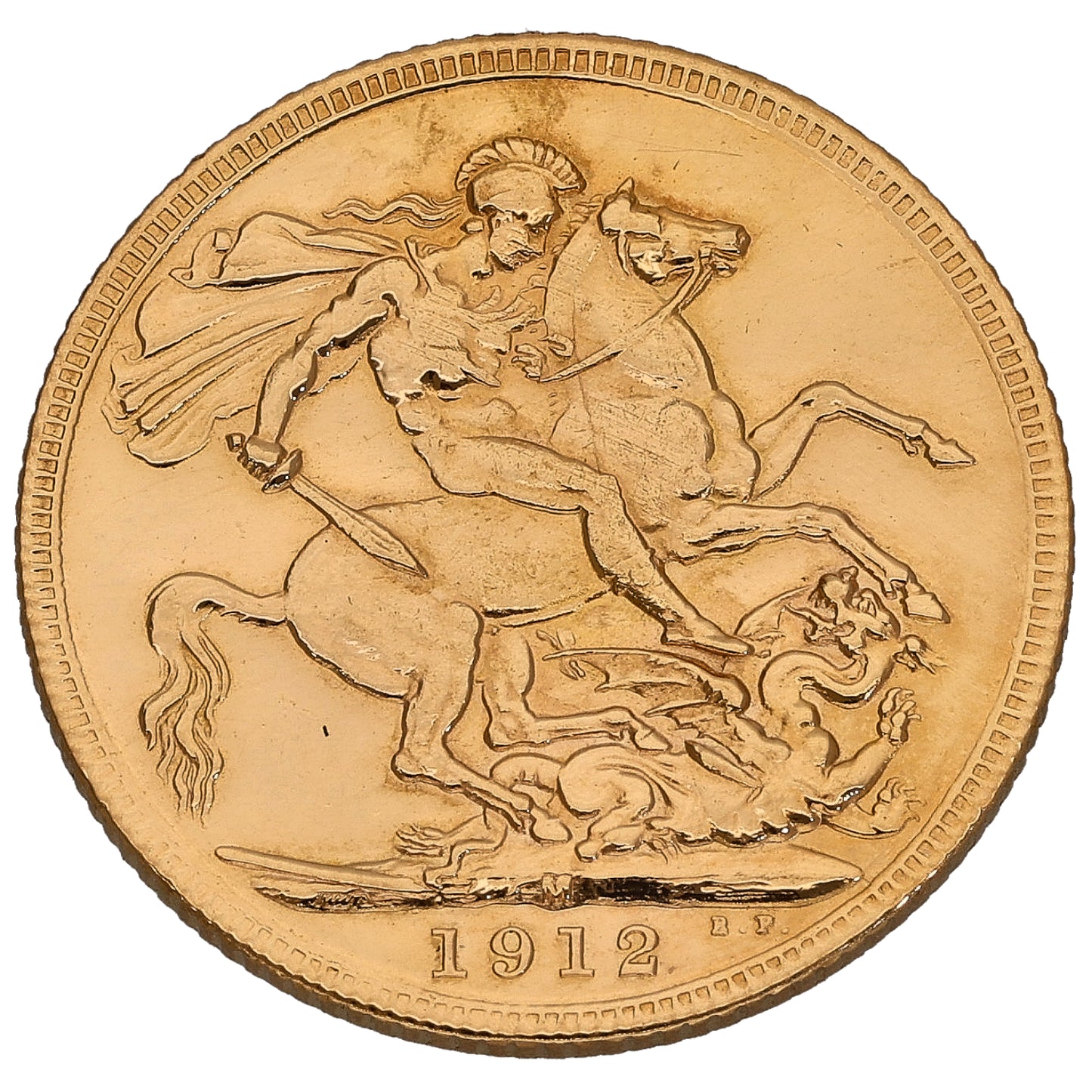 22ct Gold King George V Full Sovereign Coin 1912