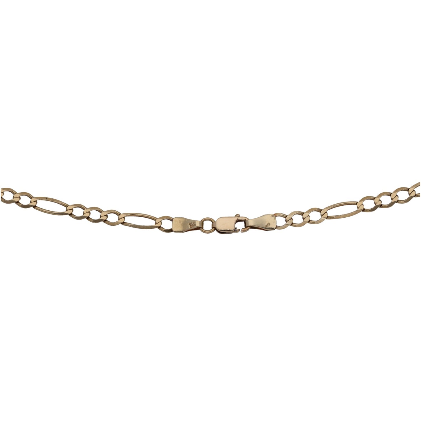 9ct Gold Figaro Chain 18"