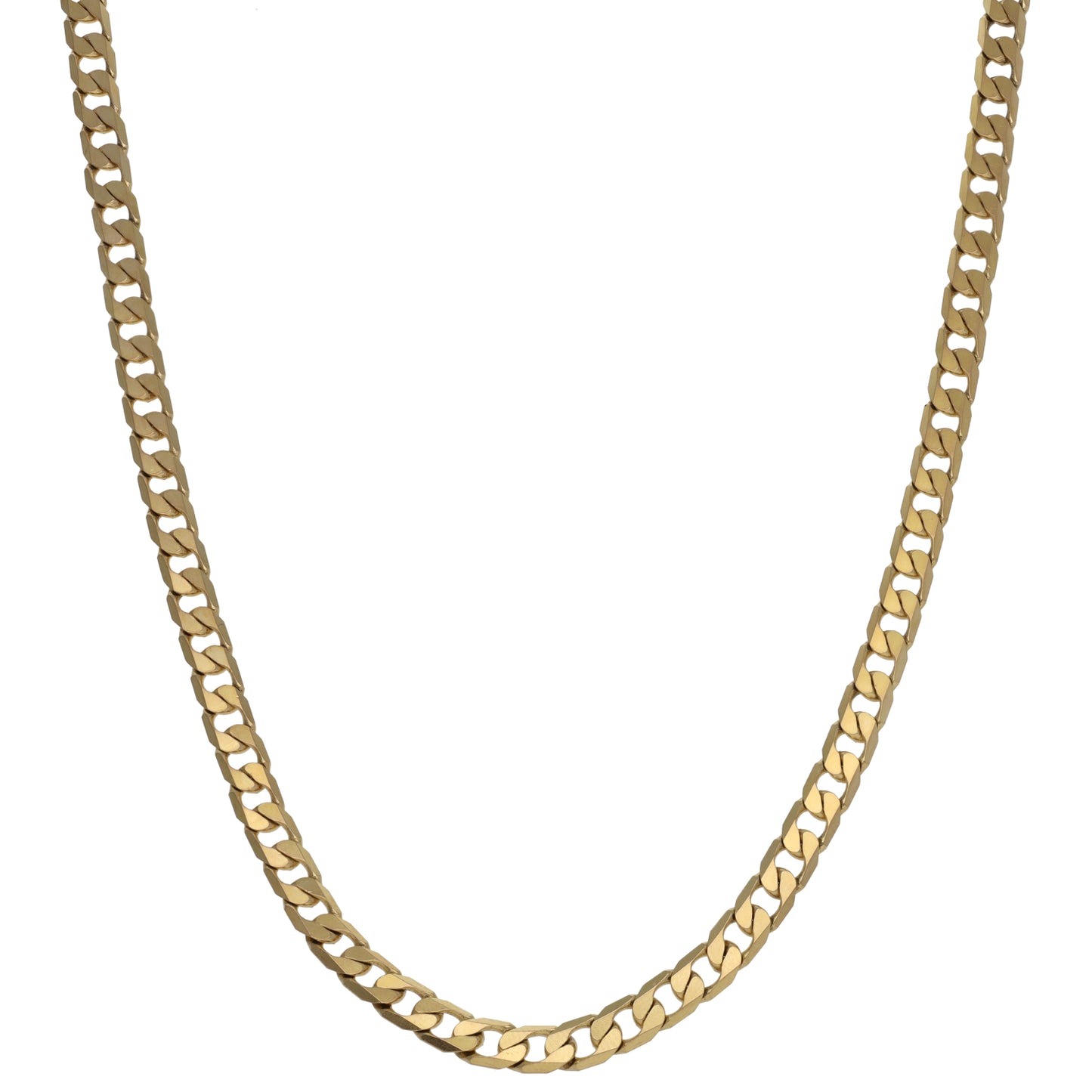 9ct Gold Curb Chain 20"