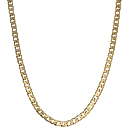9ct Gold Curb Chain 20"