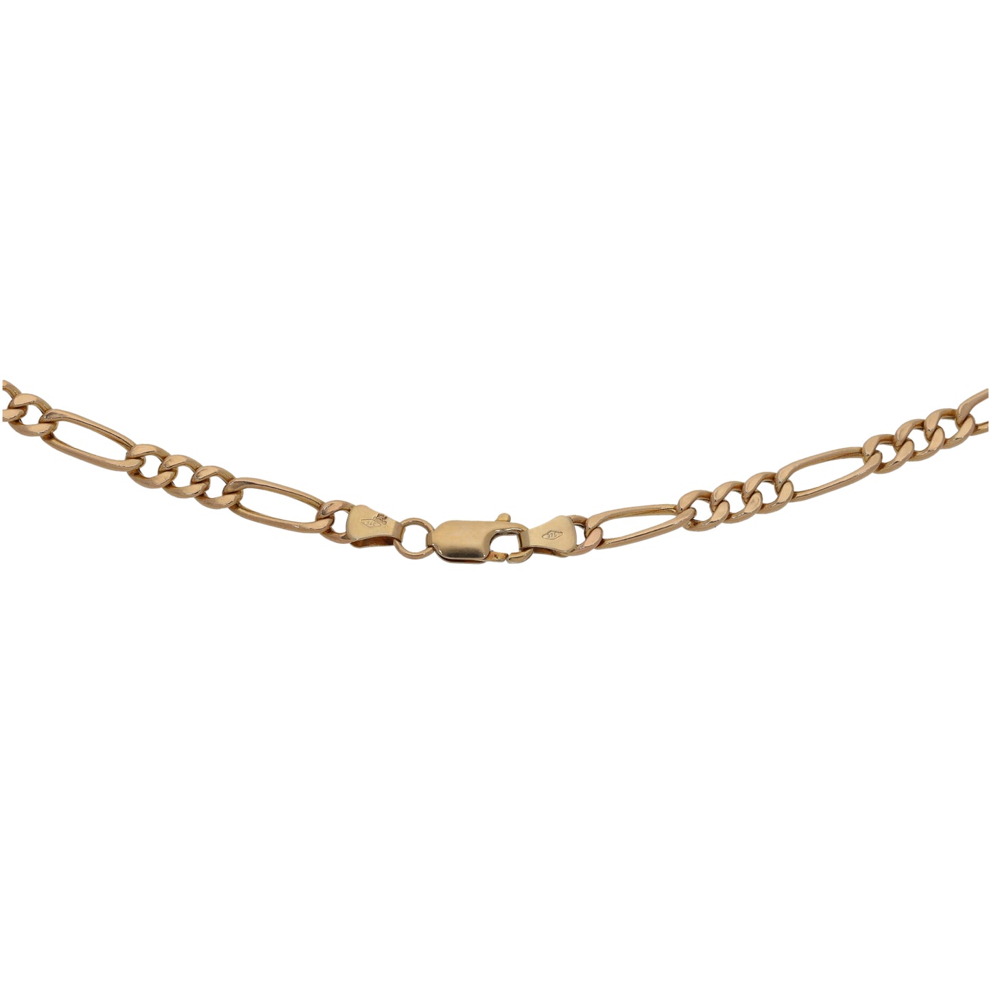 9ct Gold Figaro Chain 18"