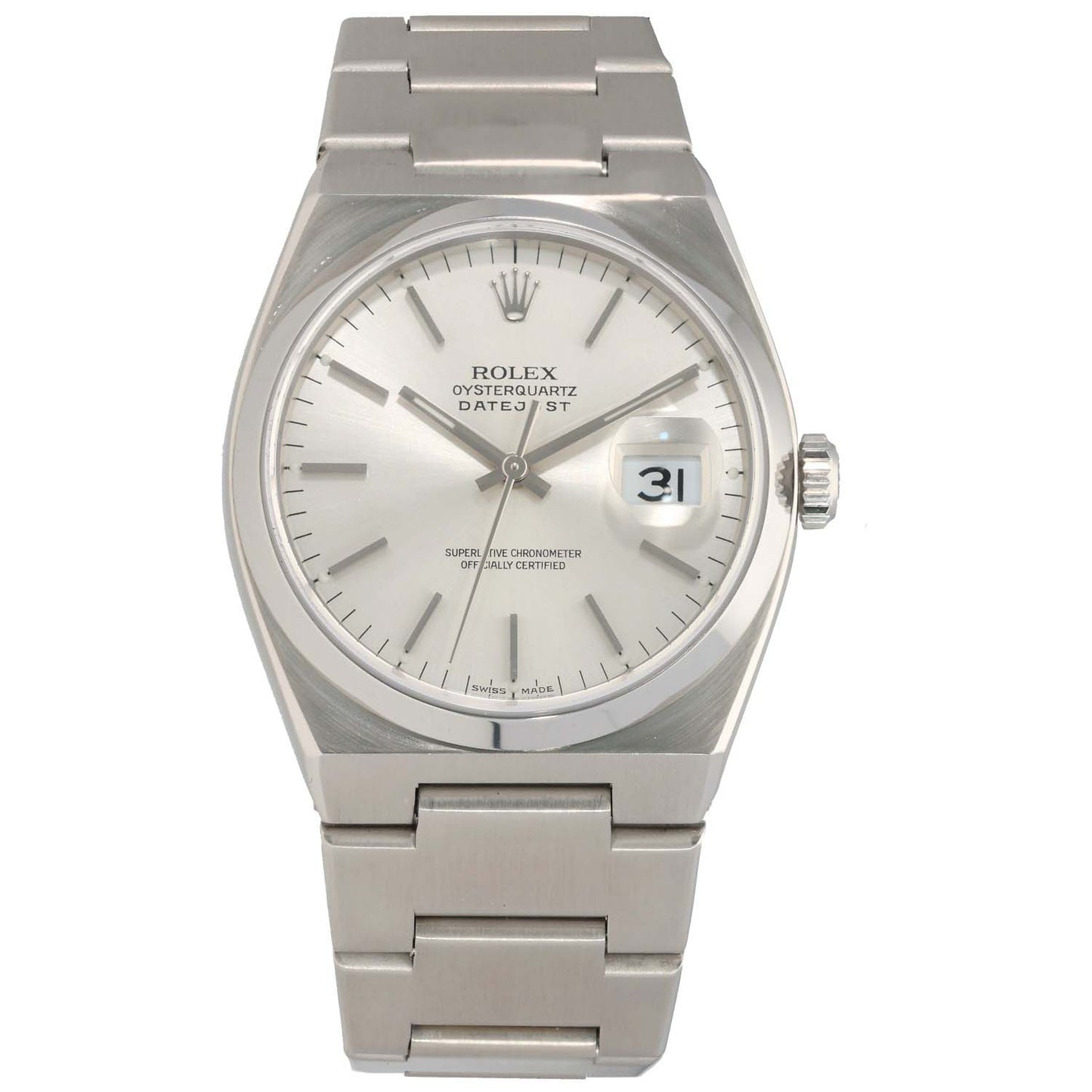 Rolex Oysterquartz 17000 36mm Stainless Steel Watch