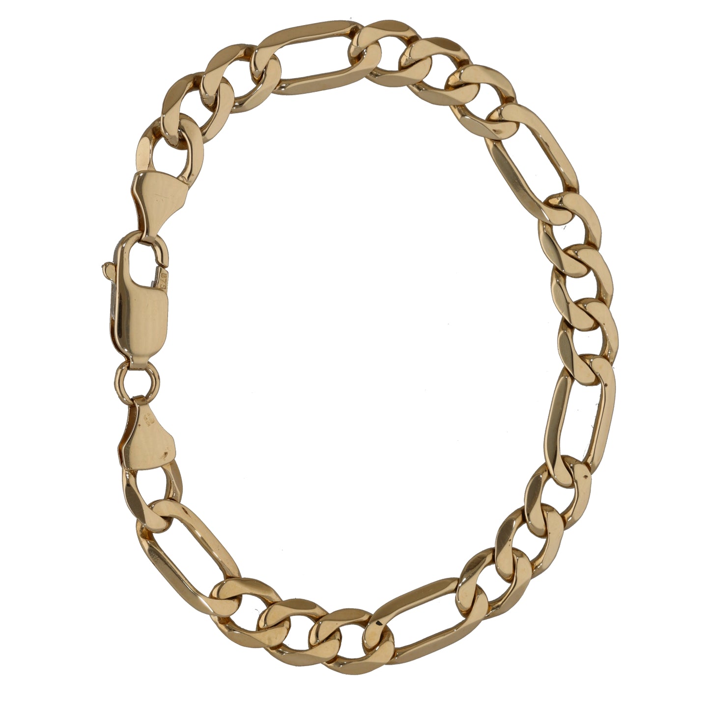 9ct Gold Figaro Bracelet