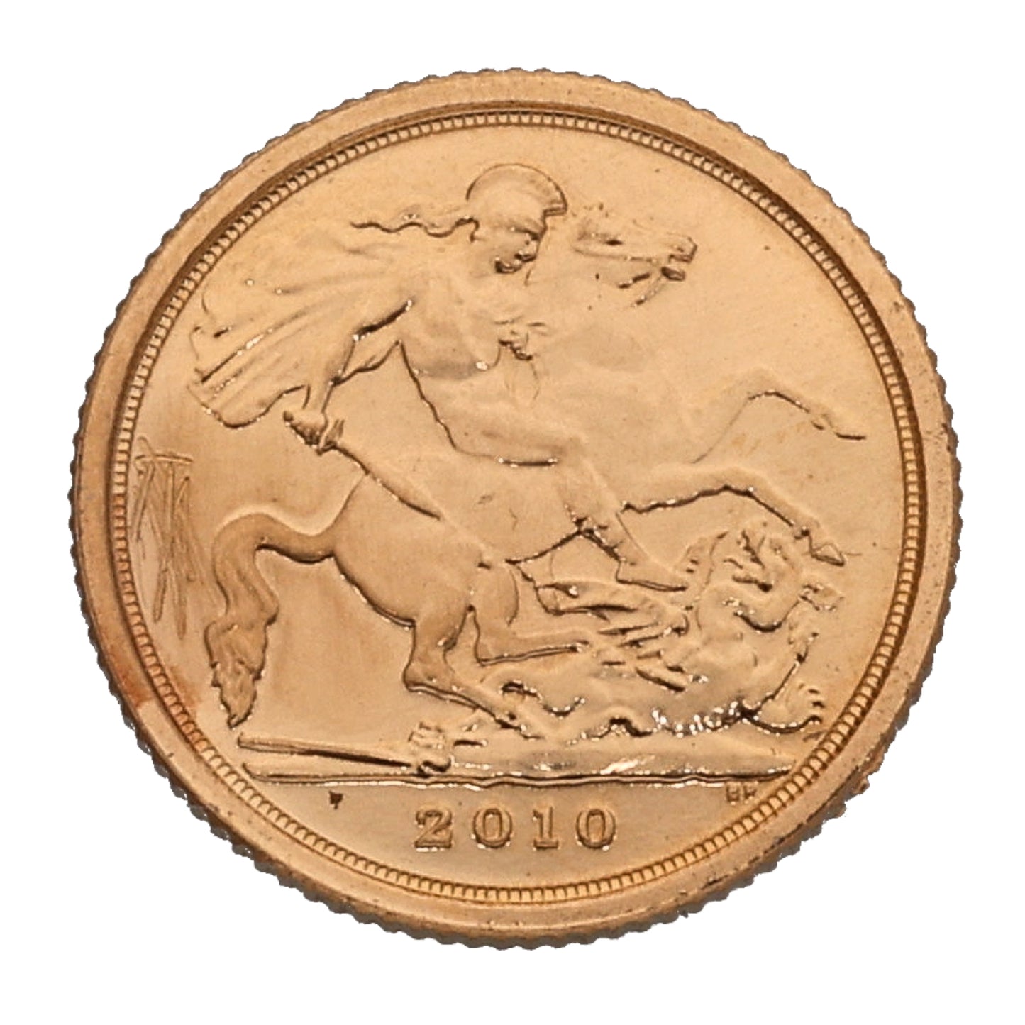 22ct Gold Queen Elizabeth II Quarter Sovereign Coin 2010