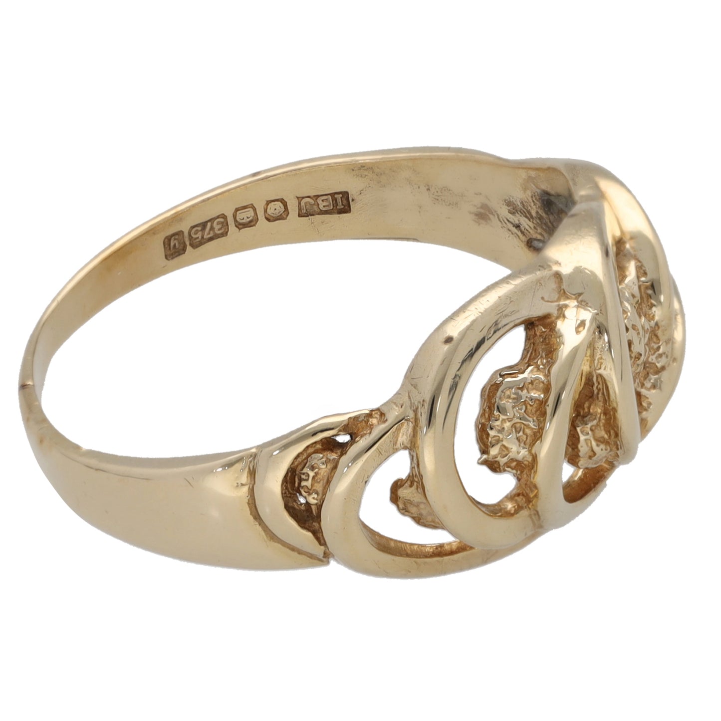 9ct Gold Dress/Cocktail Ring Size O