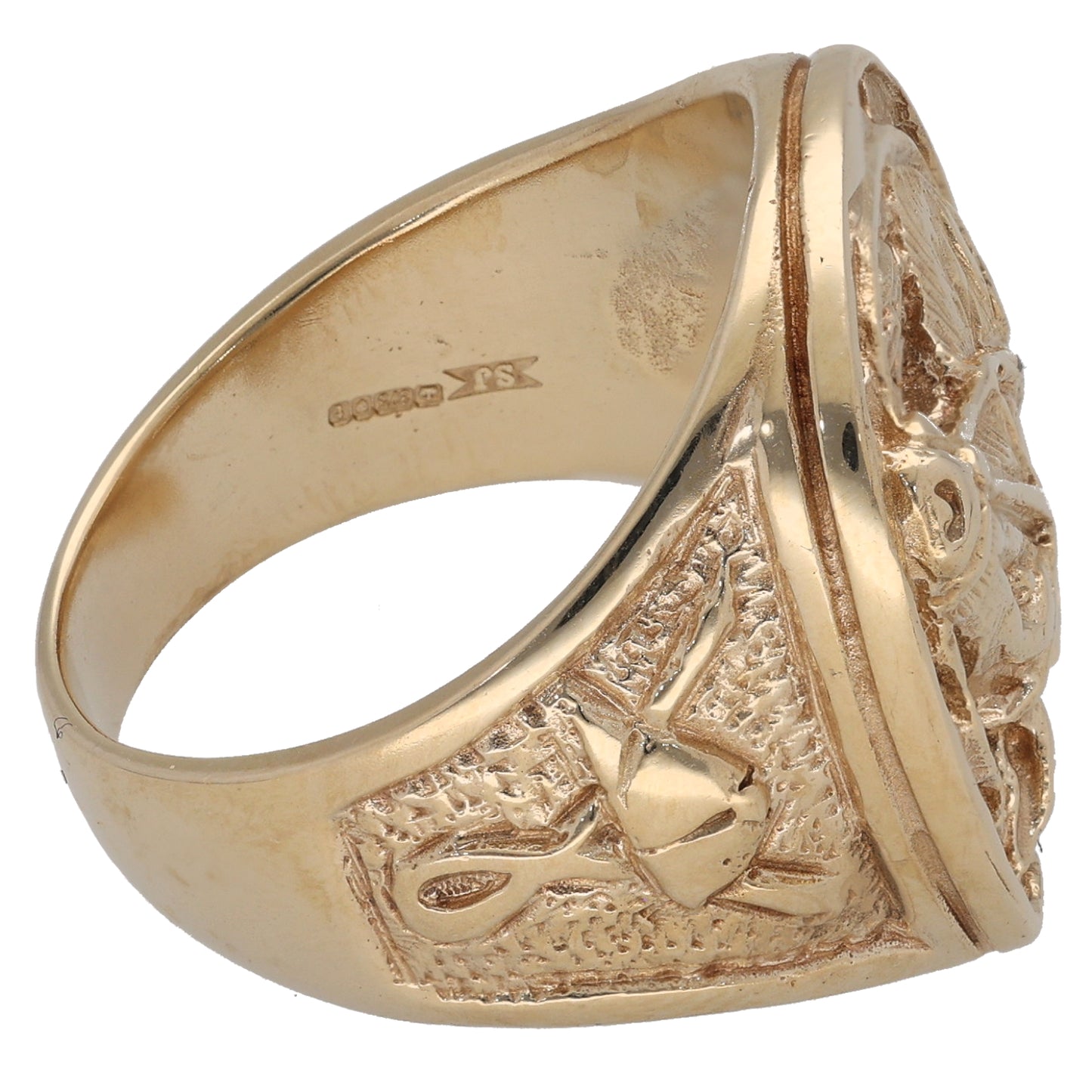 9ct Gold Horseshoe Ring Size U