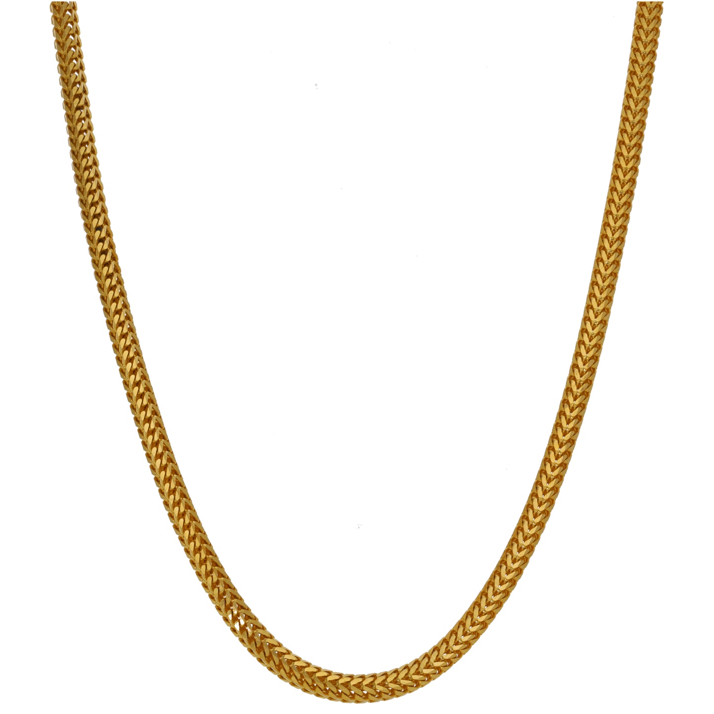 22ct Gold Foxtail Chain 22"
