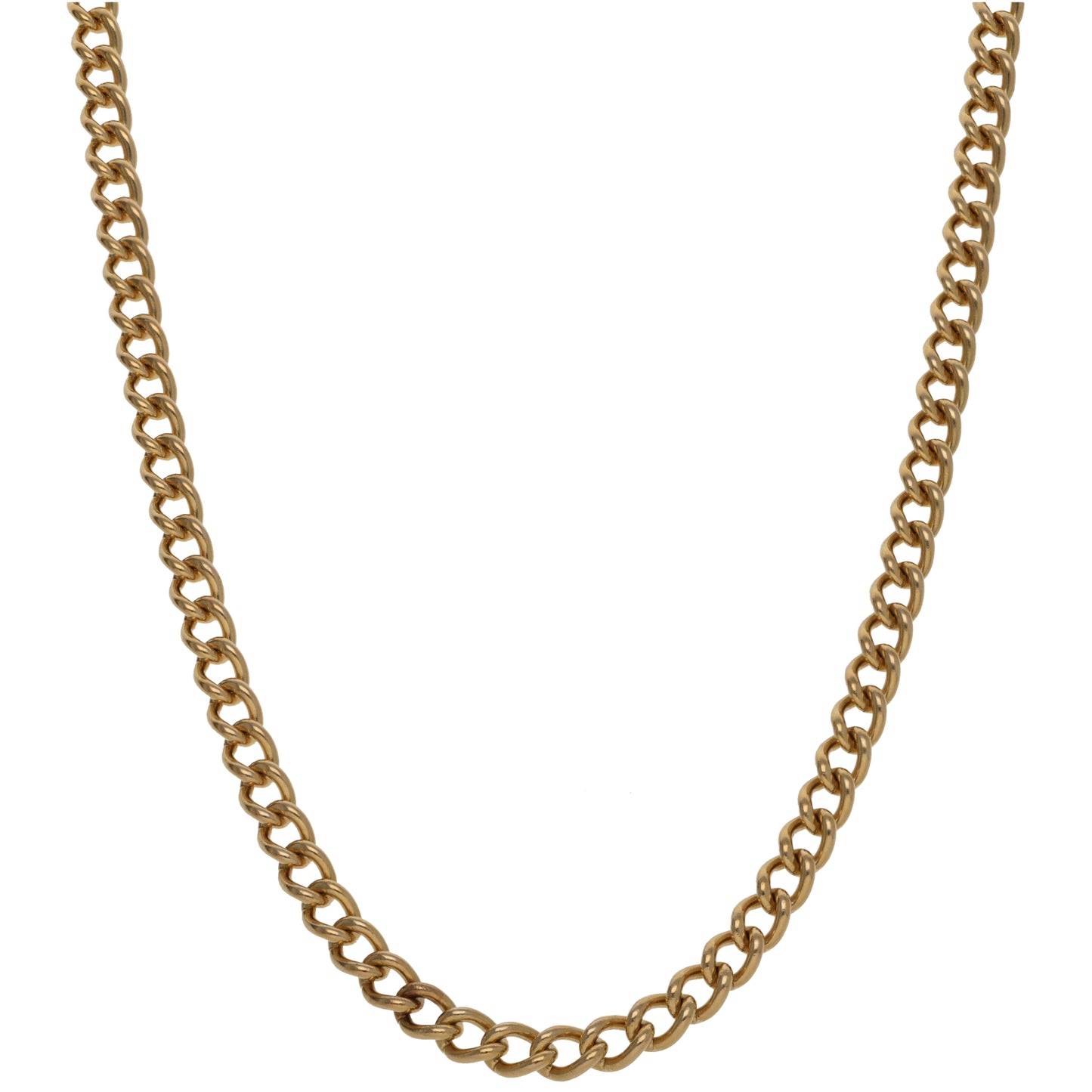 9ct Gold Curb Chain 16"
