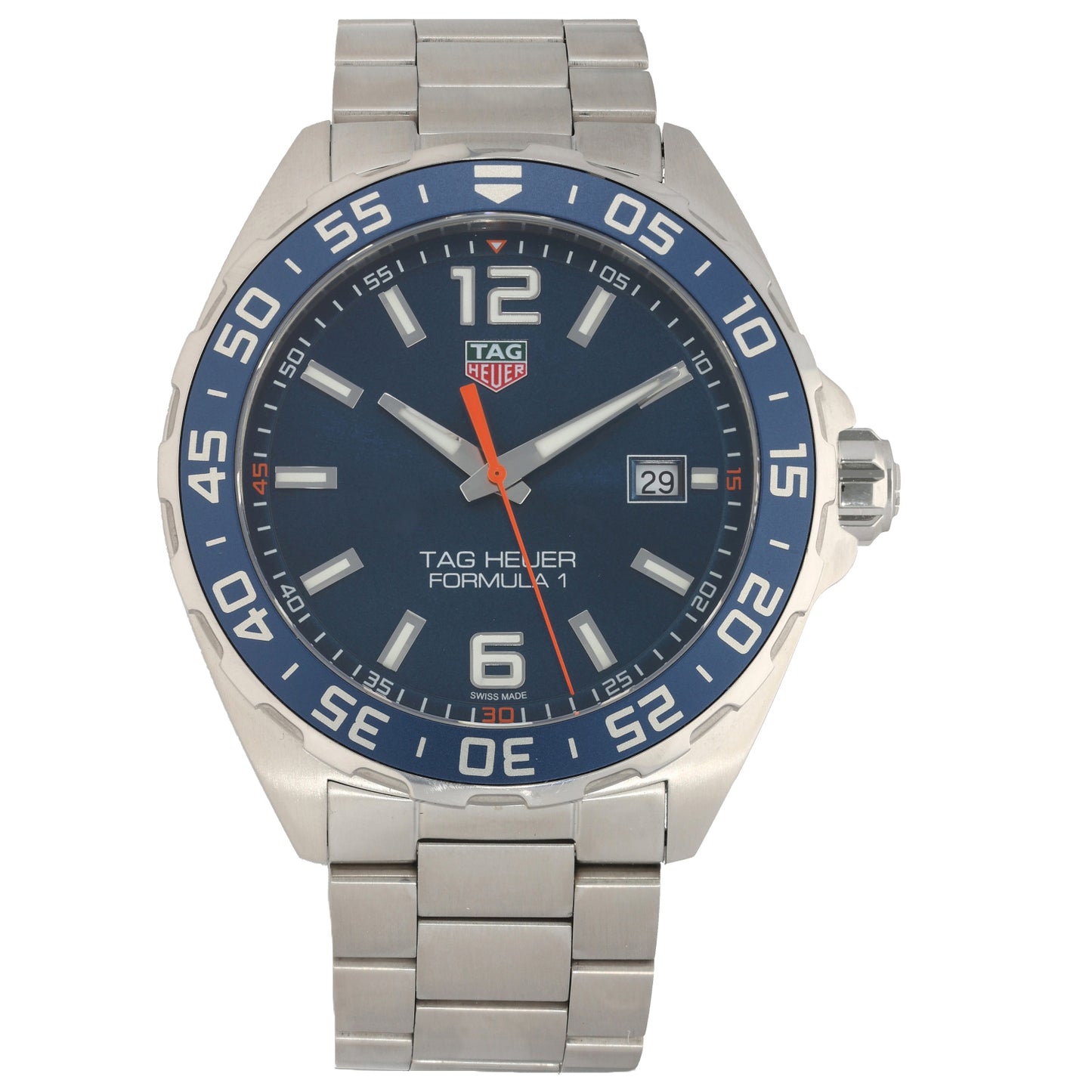 Tag Heuer Formula 1 WAZ1010 43mm Stainless Steel Watch