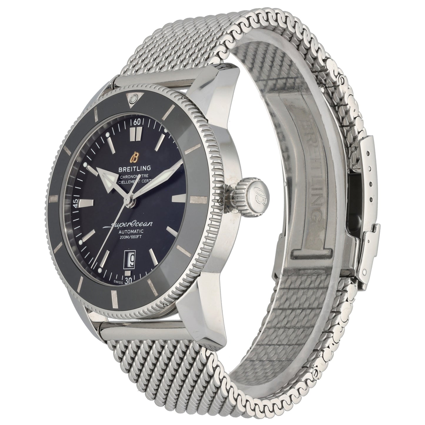 Breitling Superocean AB2020 45mm Stainless Steel Watch