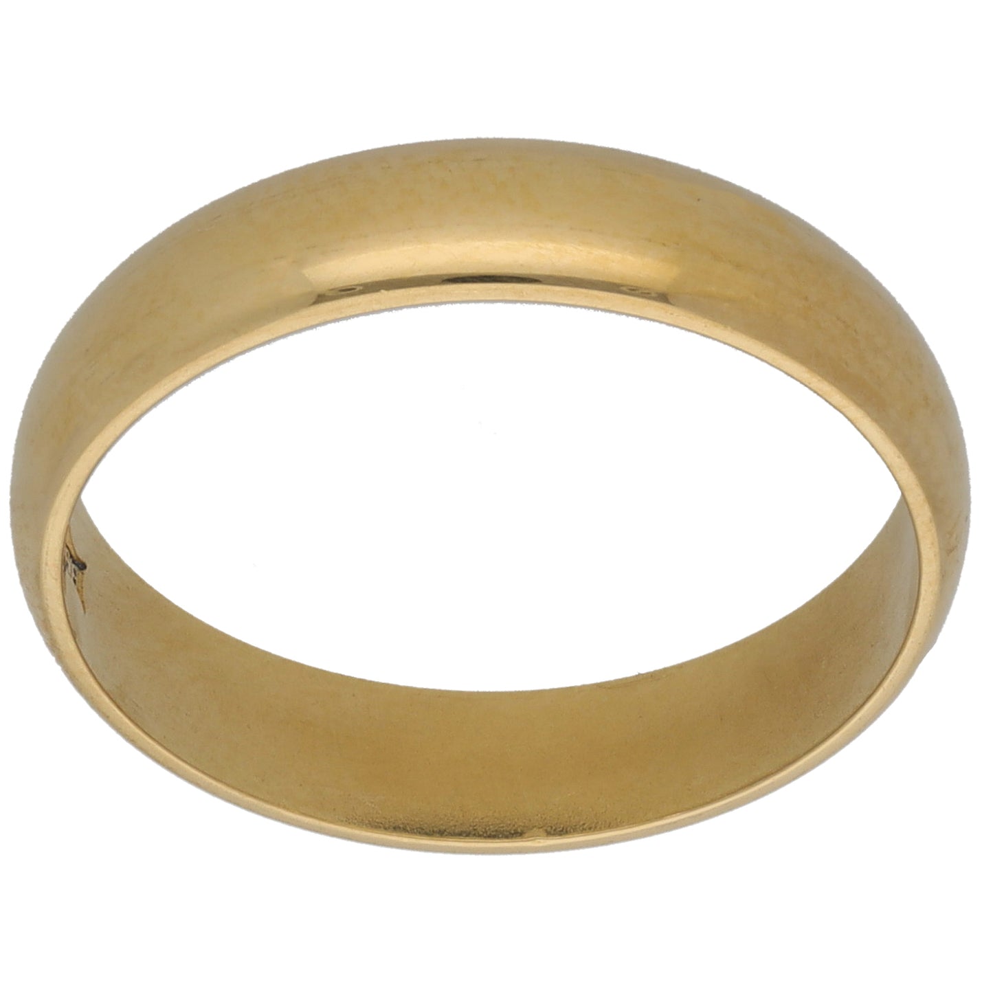18ct Gold Plain Wedding Ring Size N