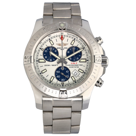 Breitling Colt Chronograph II A73388 44mm Stainless Steel Watch