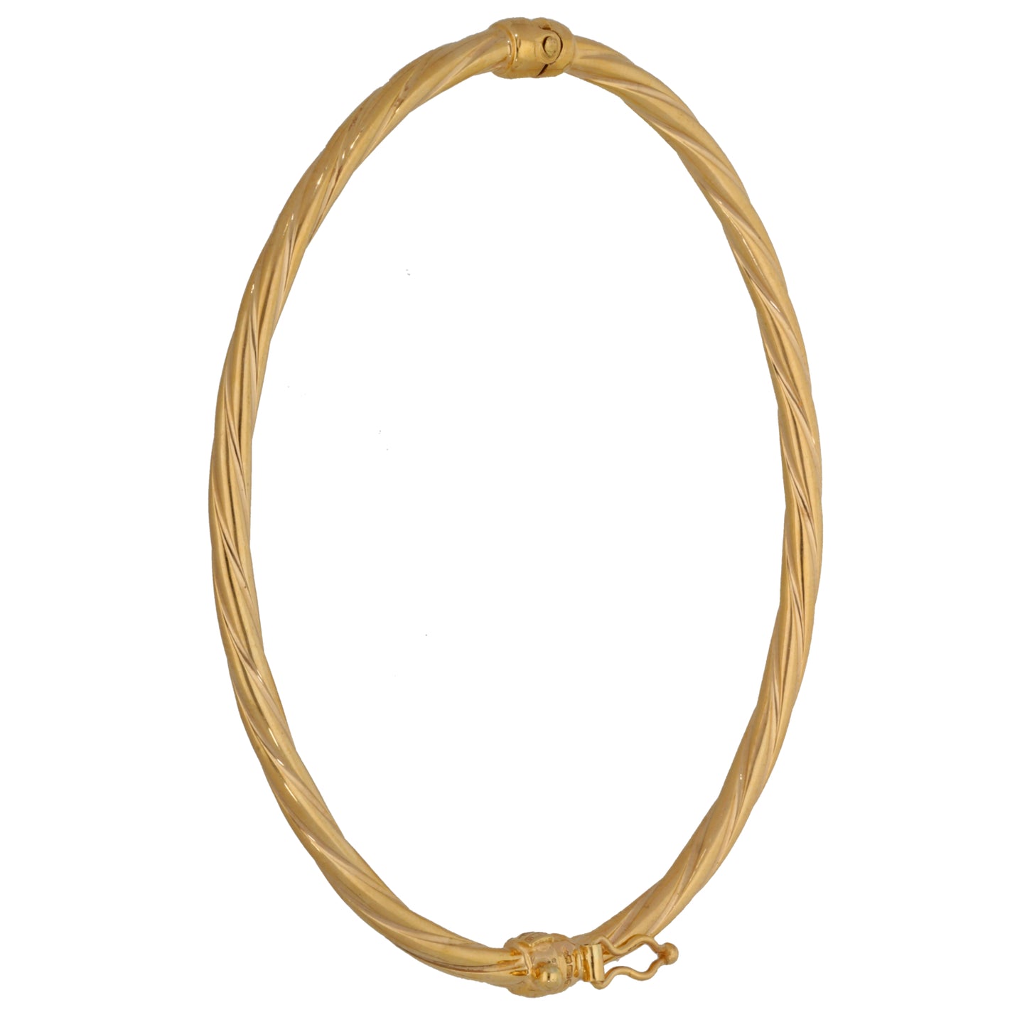 9ct Gold Hinged/Clasp Bangle