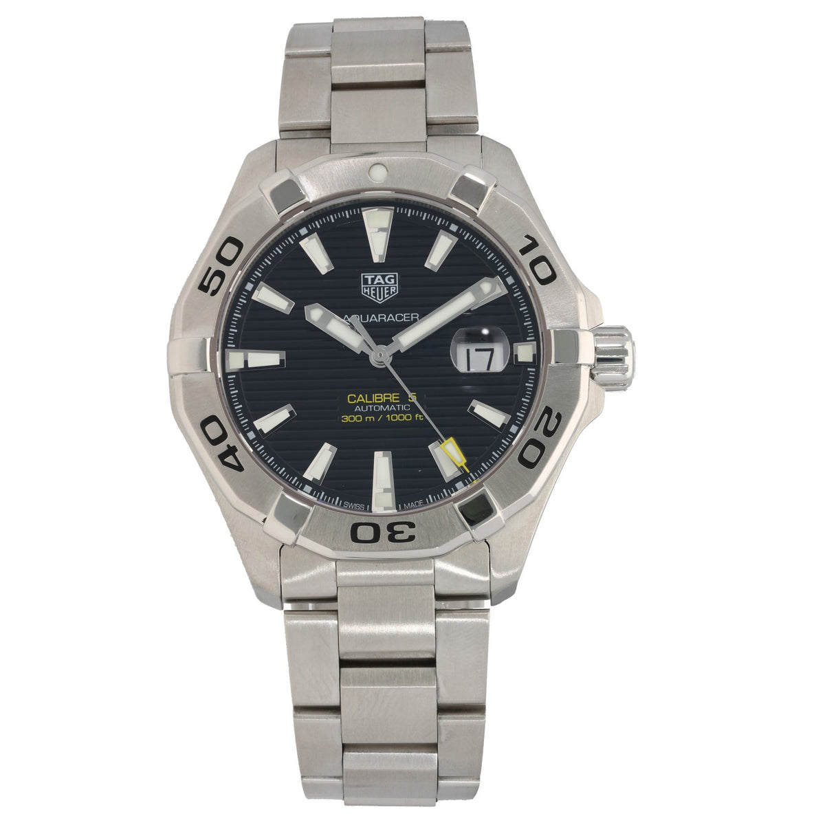 Tag Heuer Aquaracer WAY2010 43mm Stainless Steel Watch