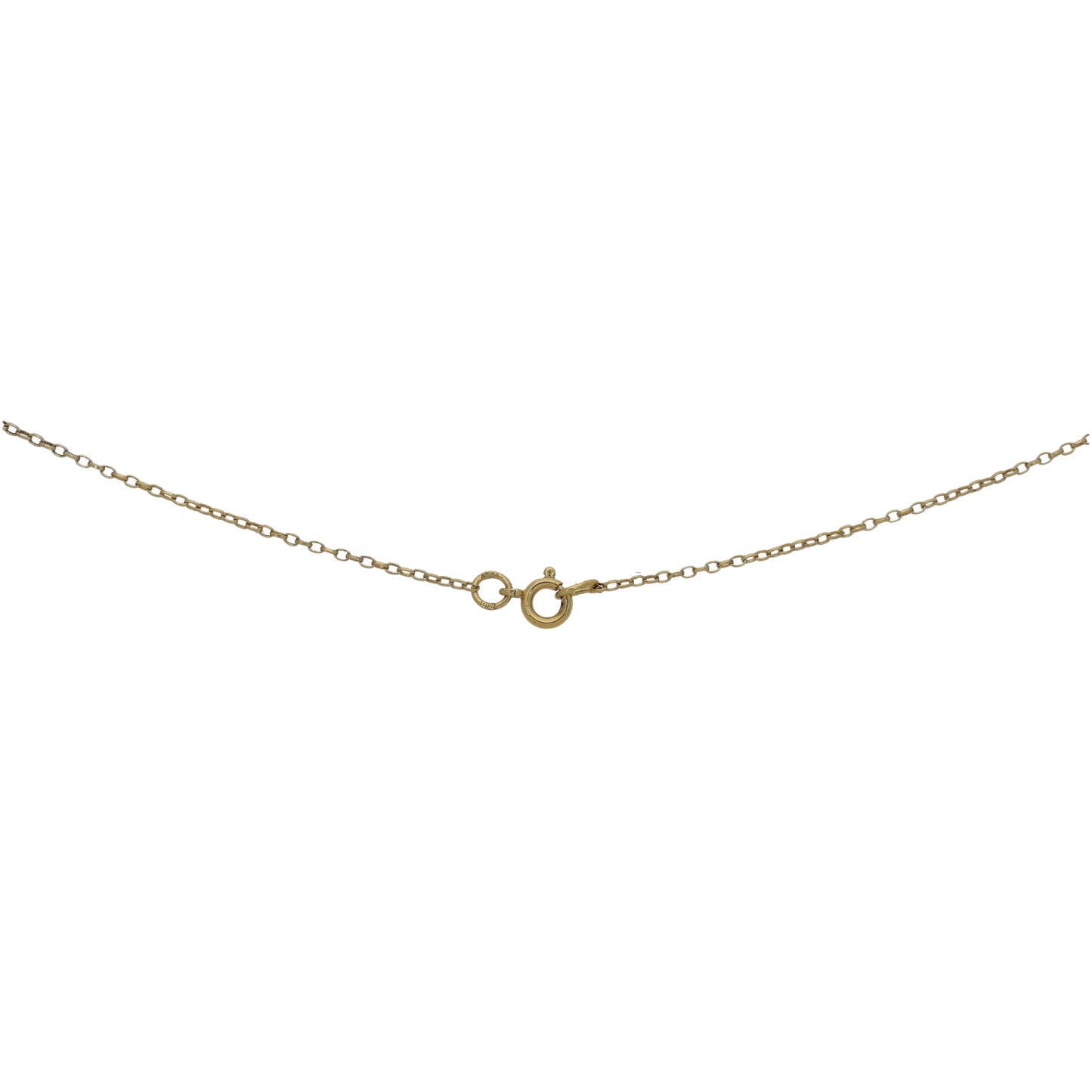 9ct Gold 0.02ct Diamond Ingot Pendant With Chain