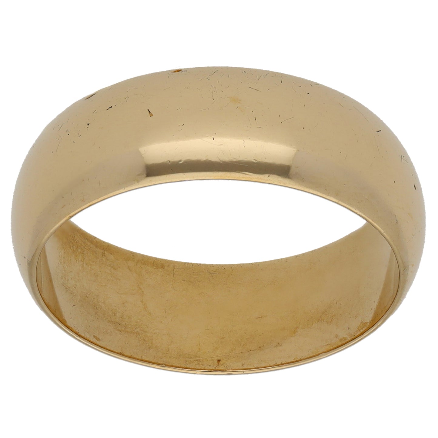 9ct Gold Plain Wedding Ring Size S
