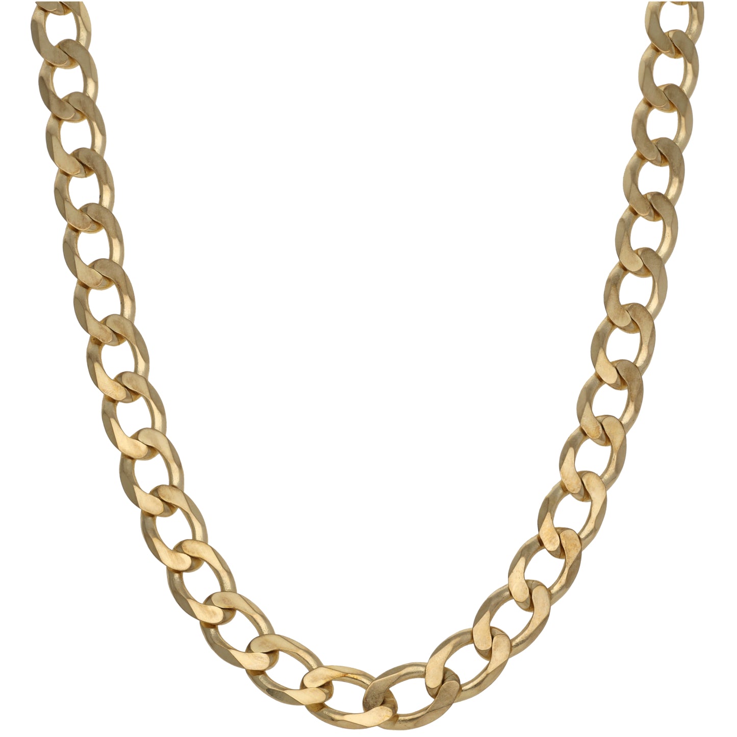 9ct Gold Curb Chain 20"
