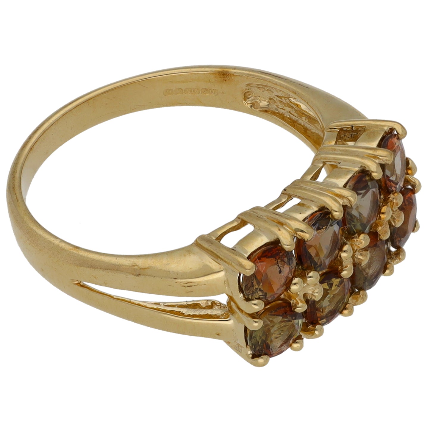 9ct Gold Andalusite Dress/Cocktail Ring Size N