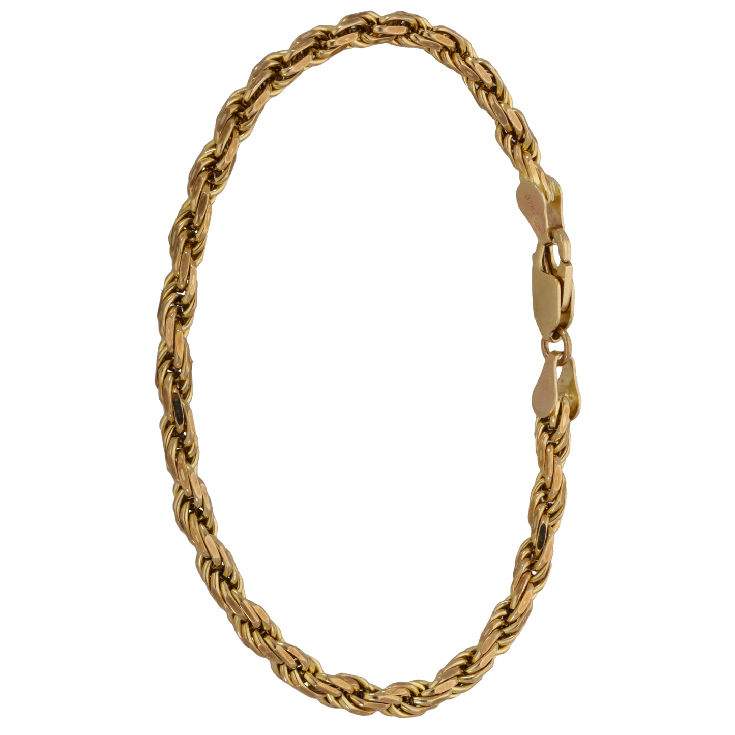 9ct Gold Rope Bracelet