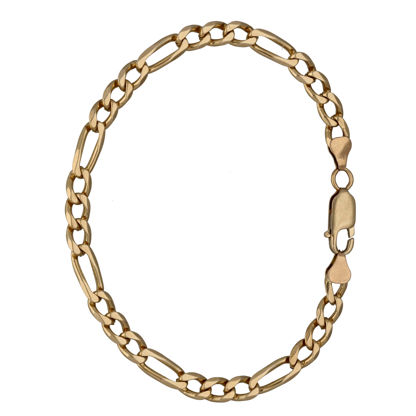 9ct Gold Figaro Bracelet