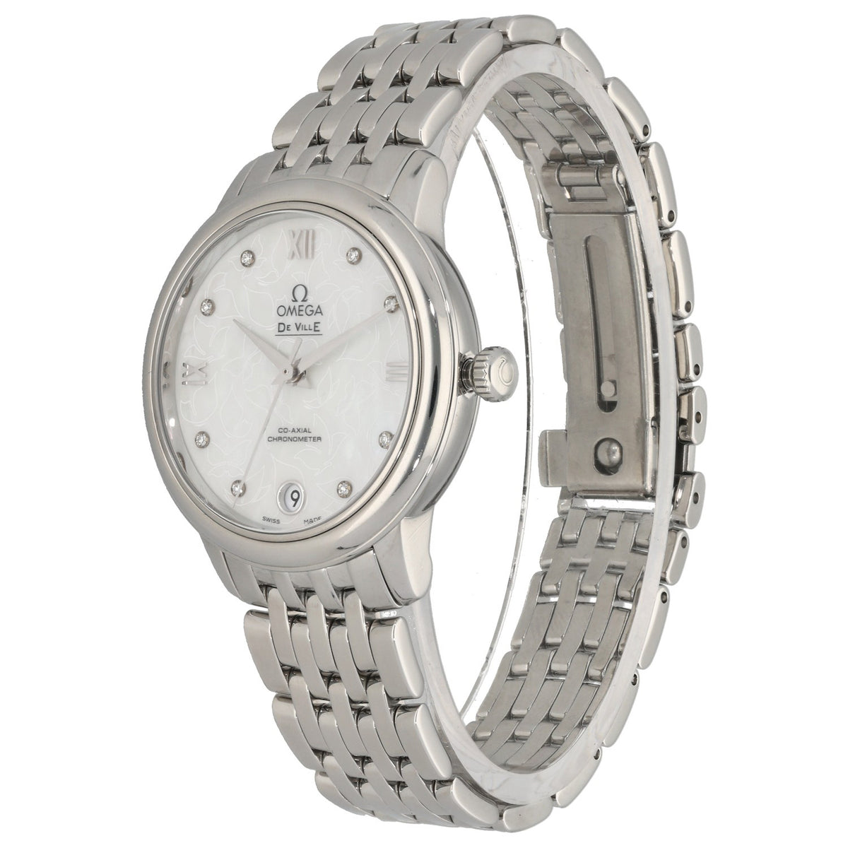 Omega De Ville Prestige Butterfly 424.10.33.20.55.001 32.7mm Stainless Steel Watch