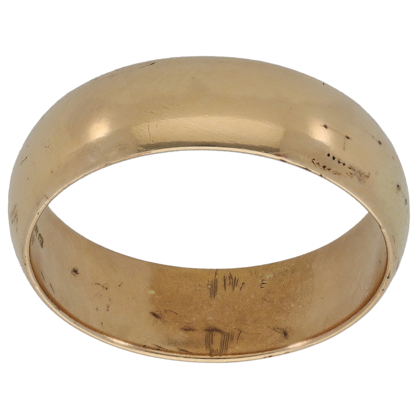 9ct Gold Plain Wedding Ring Size U