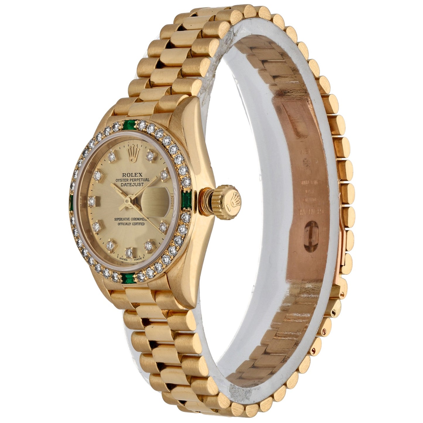 Rolex Lady Datejust 69078 26mm Gold Watch