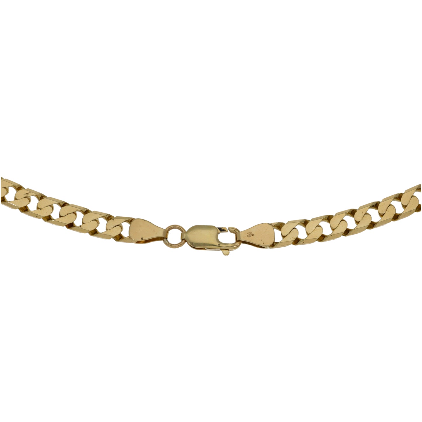 9ct Gold Curb Chain 20"
