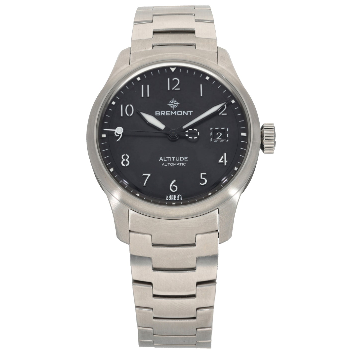 Bremont Altitude ALT39-DT-SS-BK-B 39mm Stainless Steel Watch