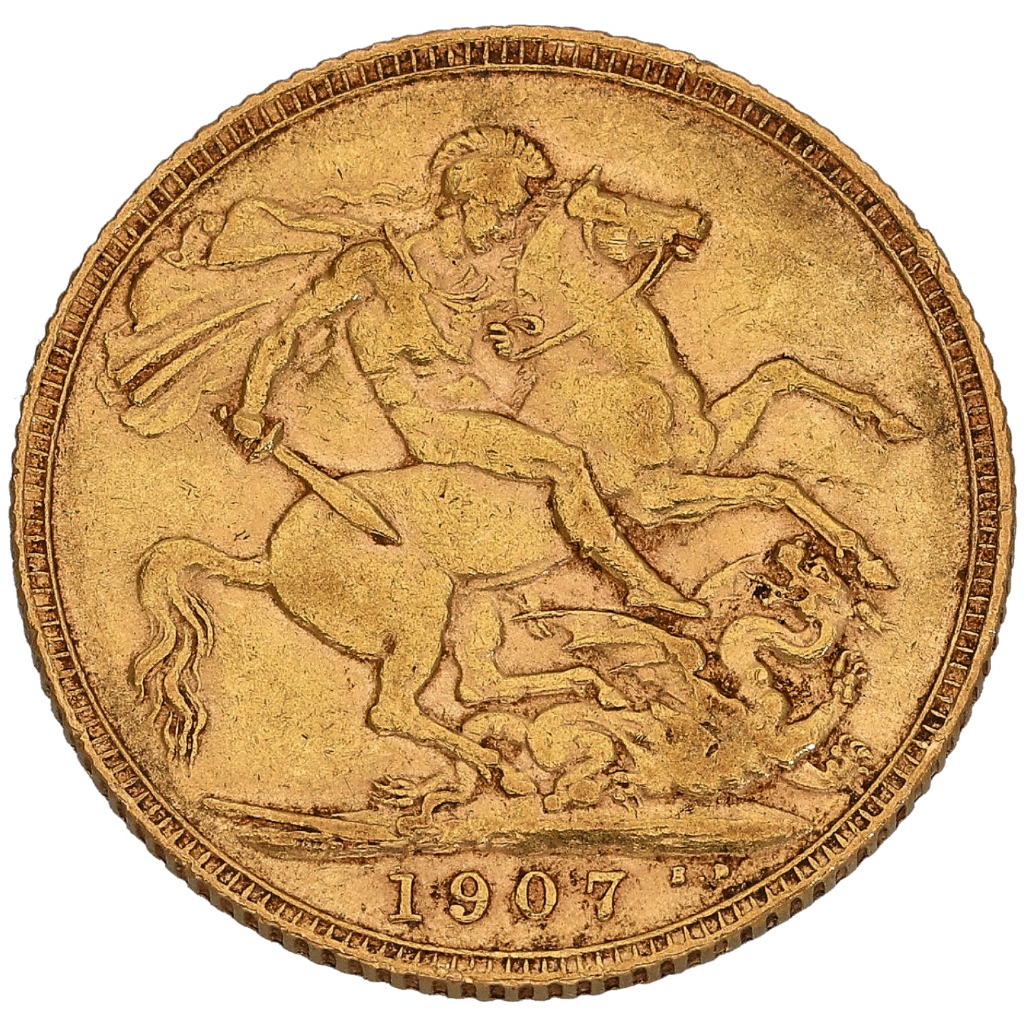 22ct Gold King Edward VII Full Sovereign Coin 1907