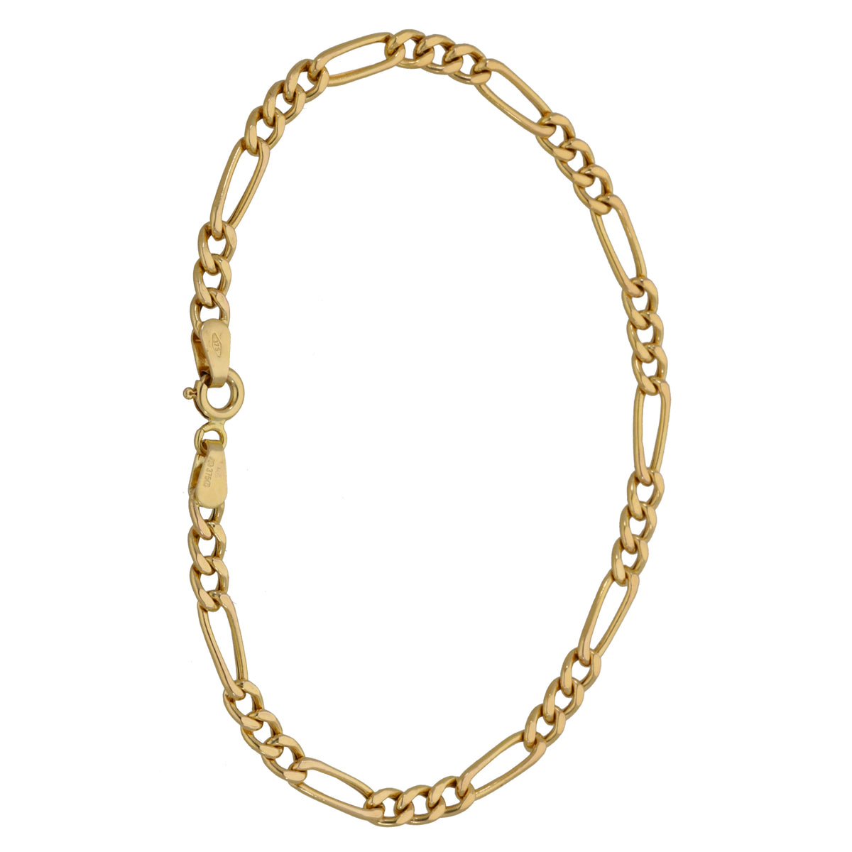 9ct Gold Figaro Bracelet