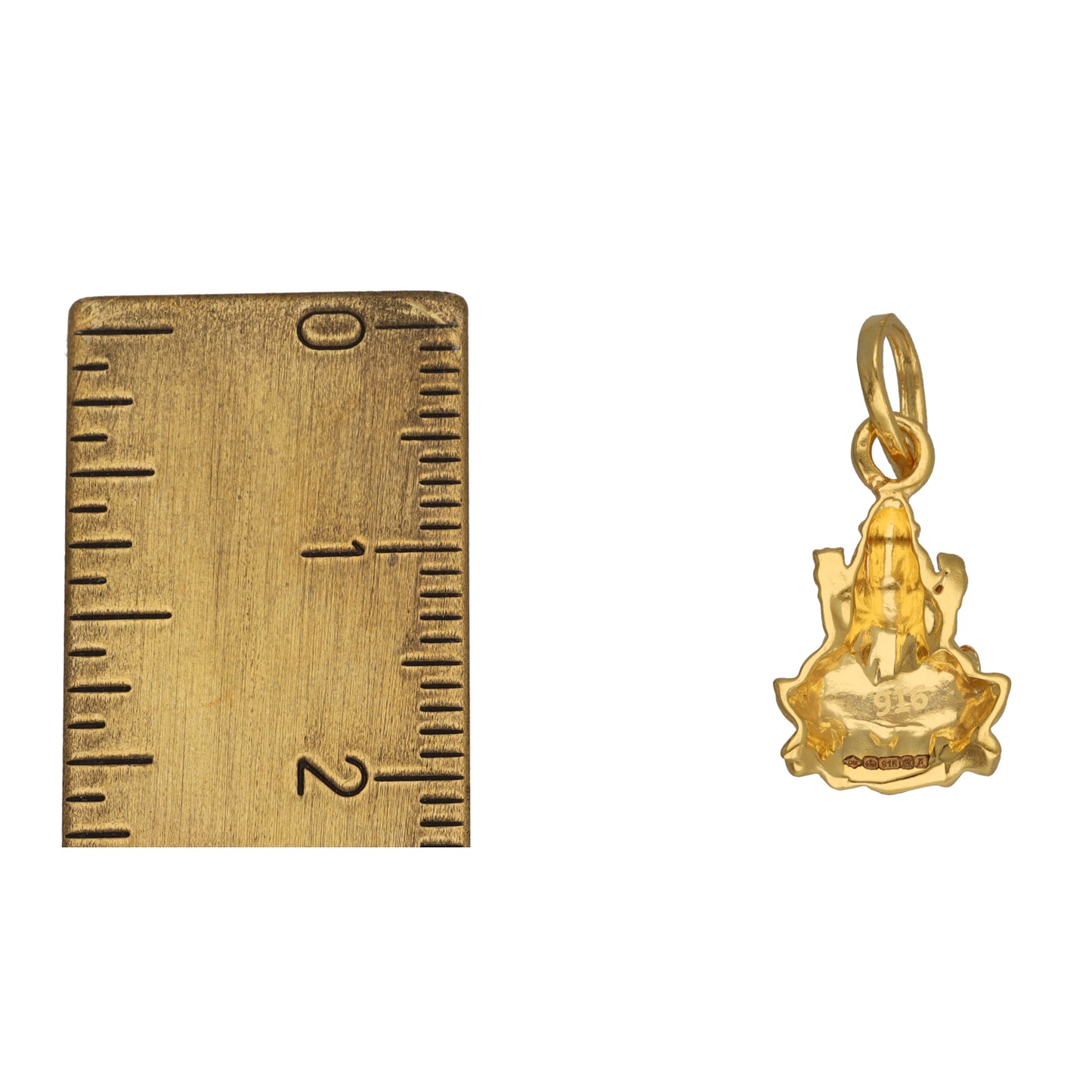 New 22ct Gold Lakshmi Pendant