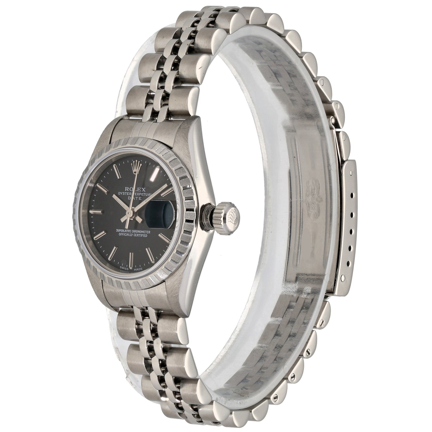 Rolex Date 79240 26mm Stainless Steel Watch