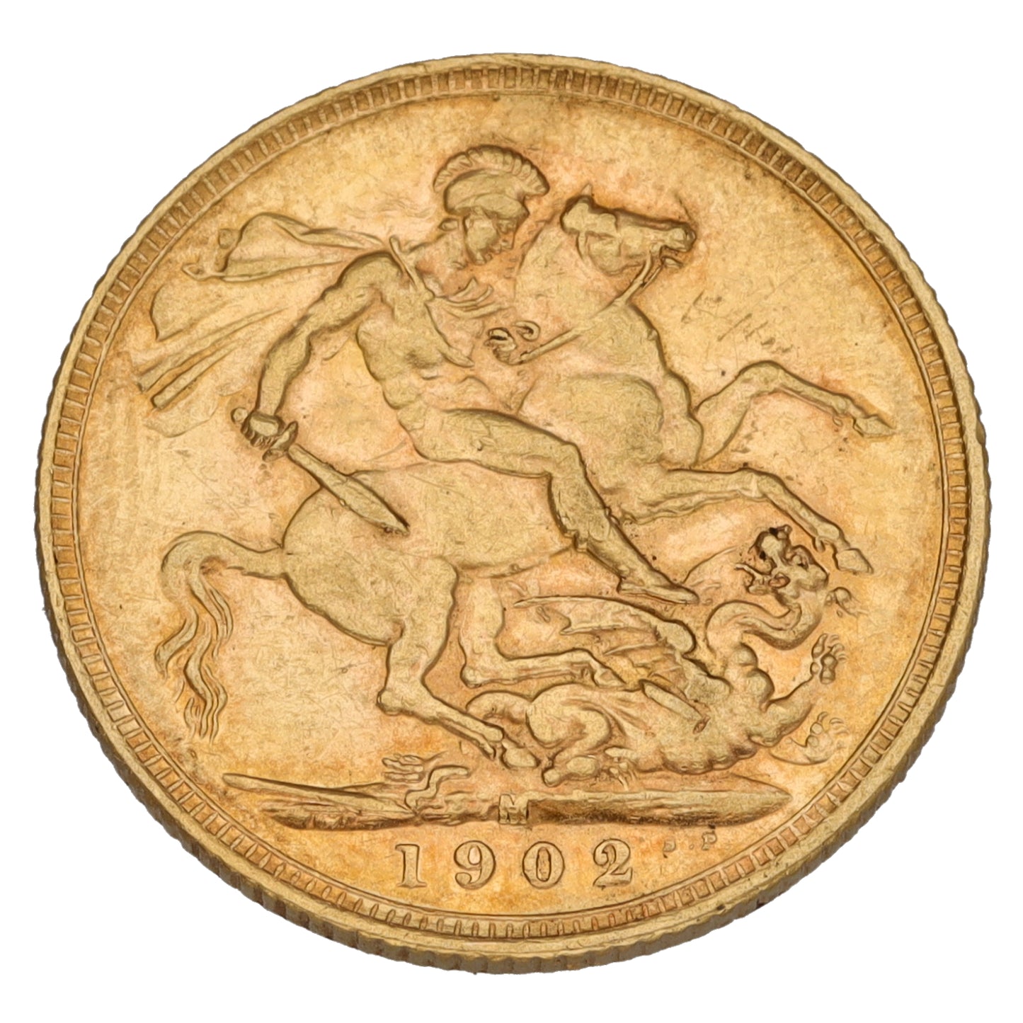 22ct Gold King Edward VII Full Sovereign Coin 1902